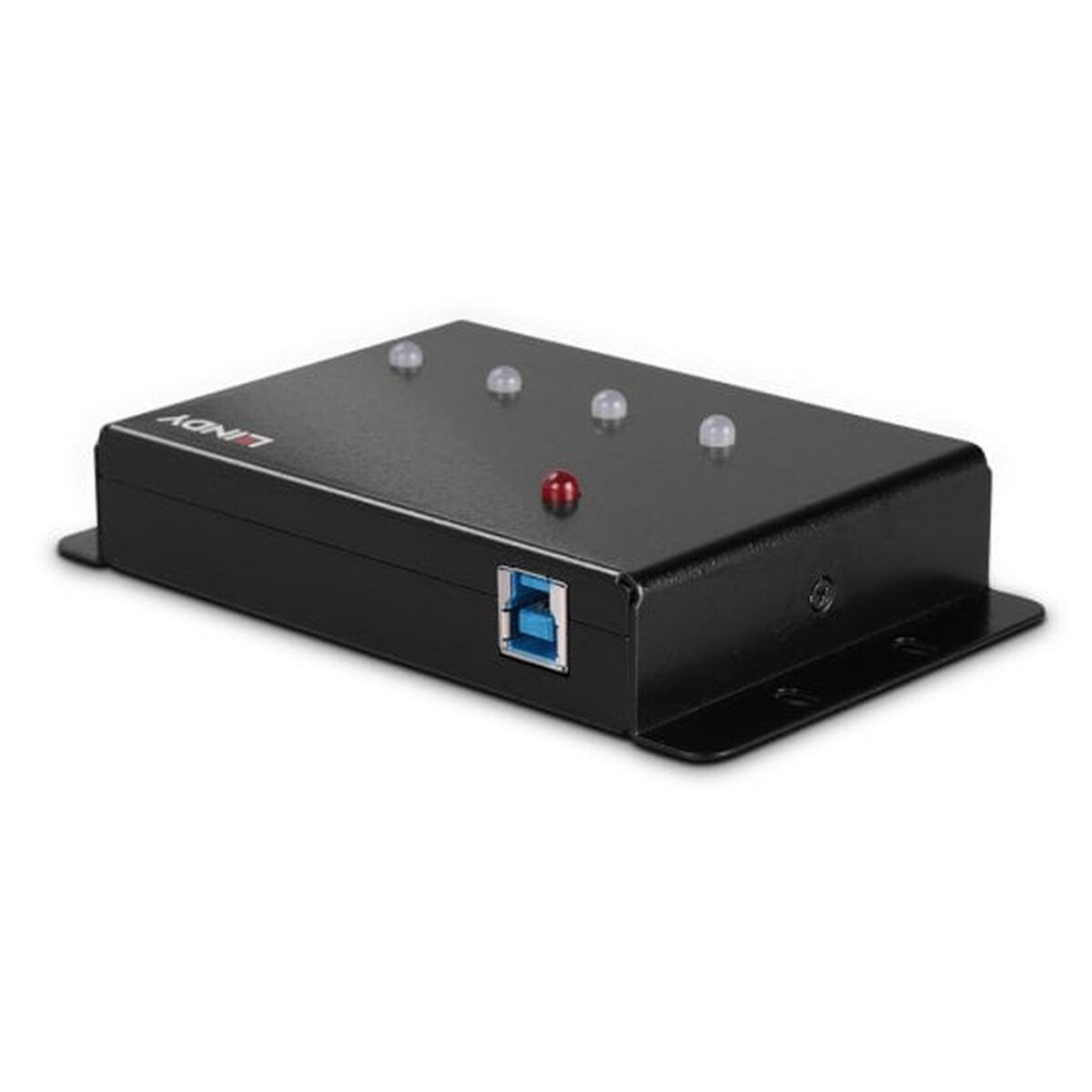 USB Centrmezgls LINDY Melns
